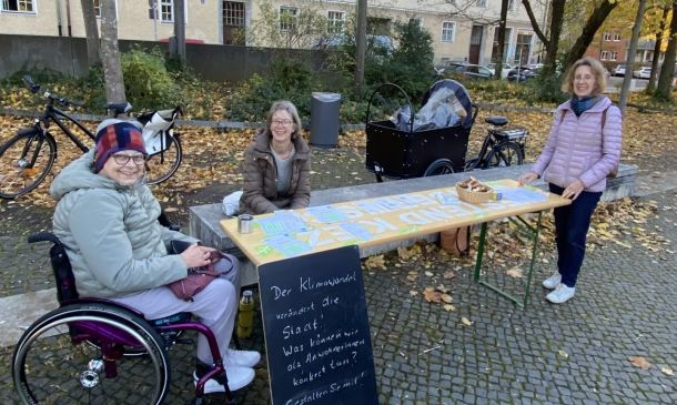 Wandertisch im Westend