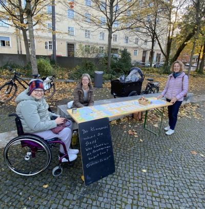 Wandertisch im Westend