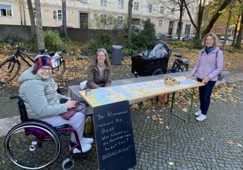 Wandertisch im Westend