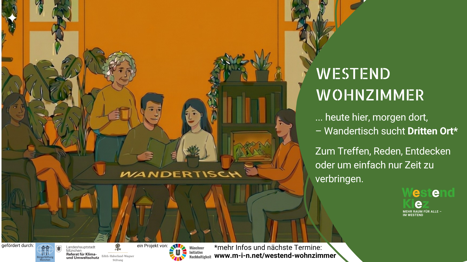 Komm vorbei im Westend Wohnzimmer!